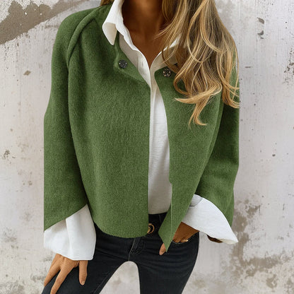 Ciepła i elegancka krótka kurtka